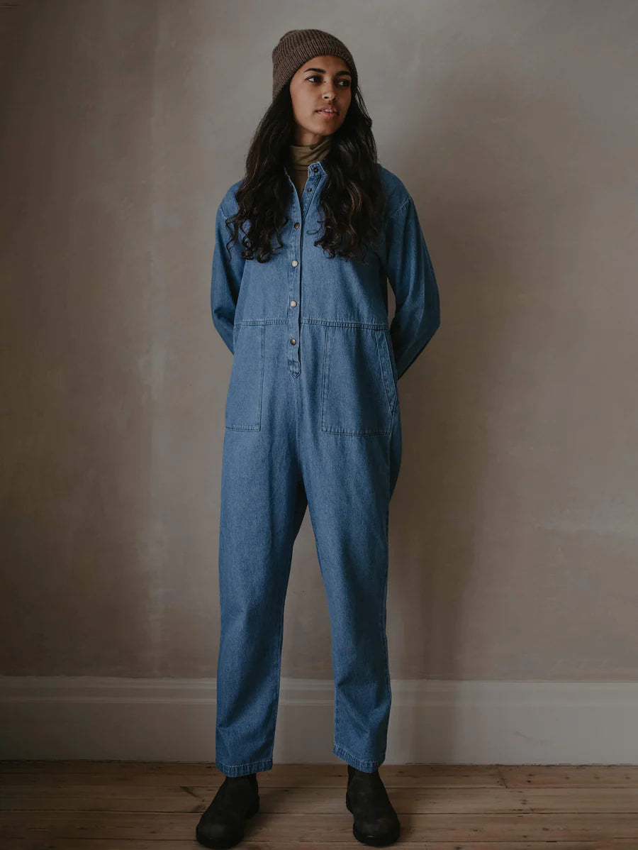 The Simple Folk, The Simple Folk, The Denim Boiler Suit, Women, Organic