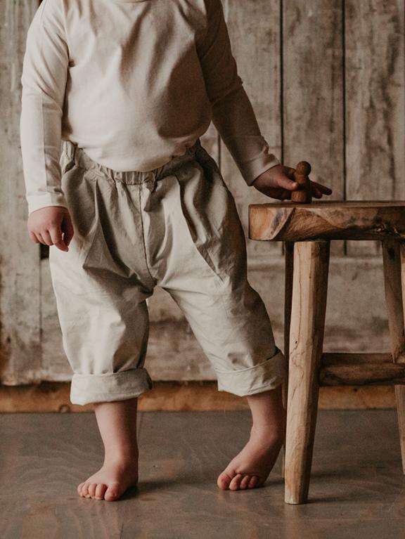 The Summer Trouser, Ecru