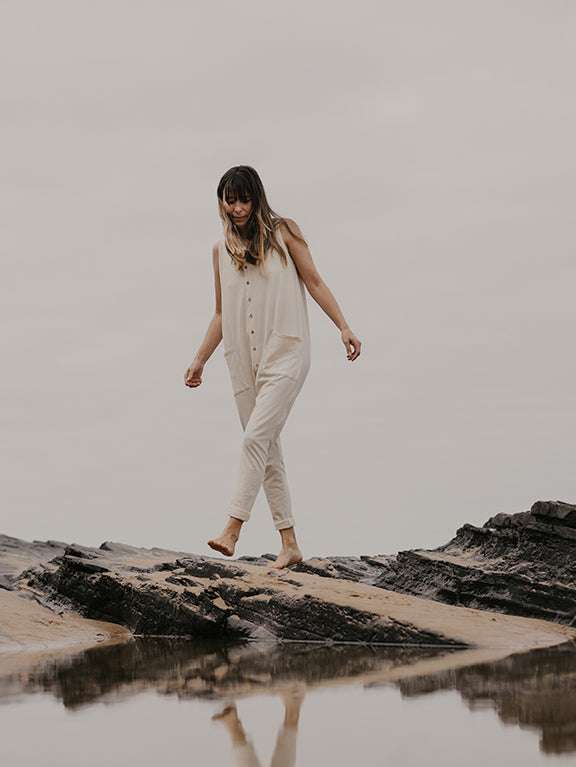 The Simple Folk, The Simple Folk, The Free Range Playsuit, Undyed