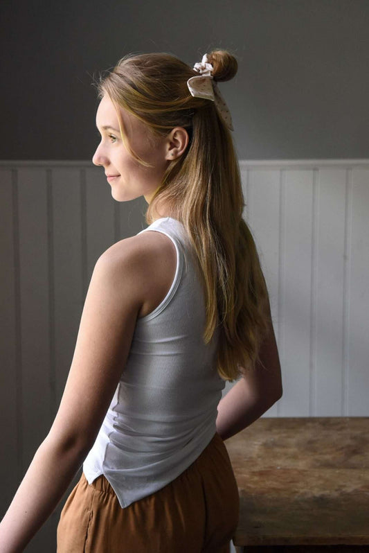 Villers Top, White, Holmm, 95% Organic Cotton & Gots