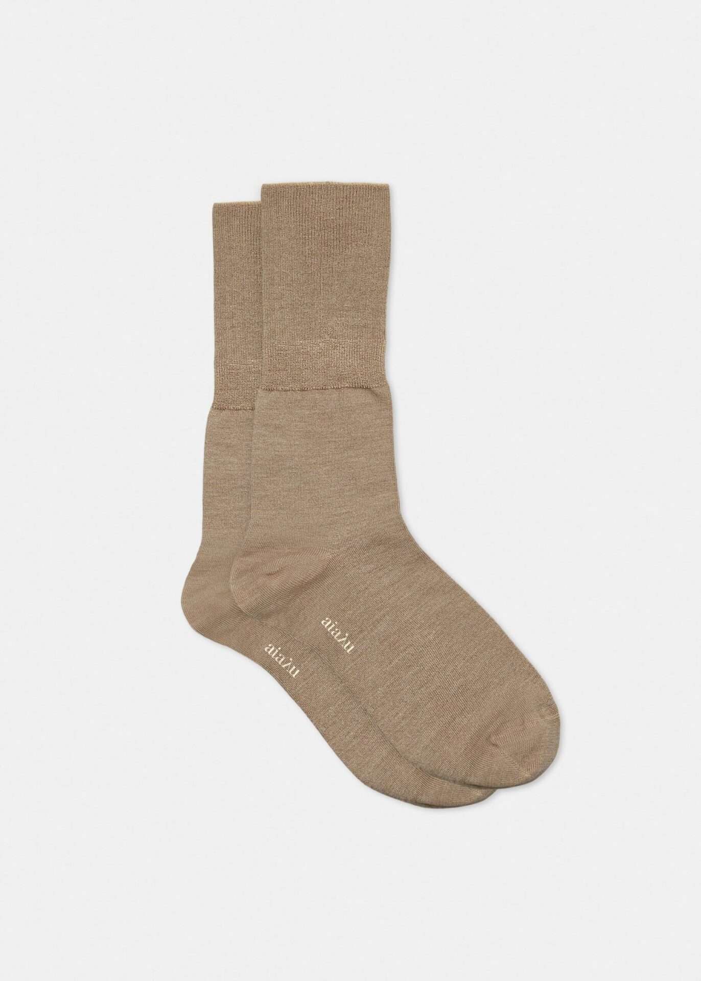 Aiayu,  Silk Socks, Oyster, Organic & Fairtrade