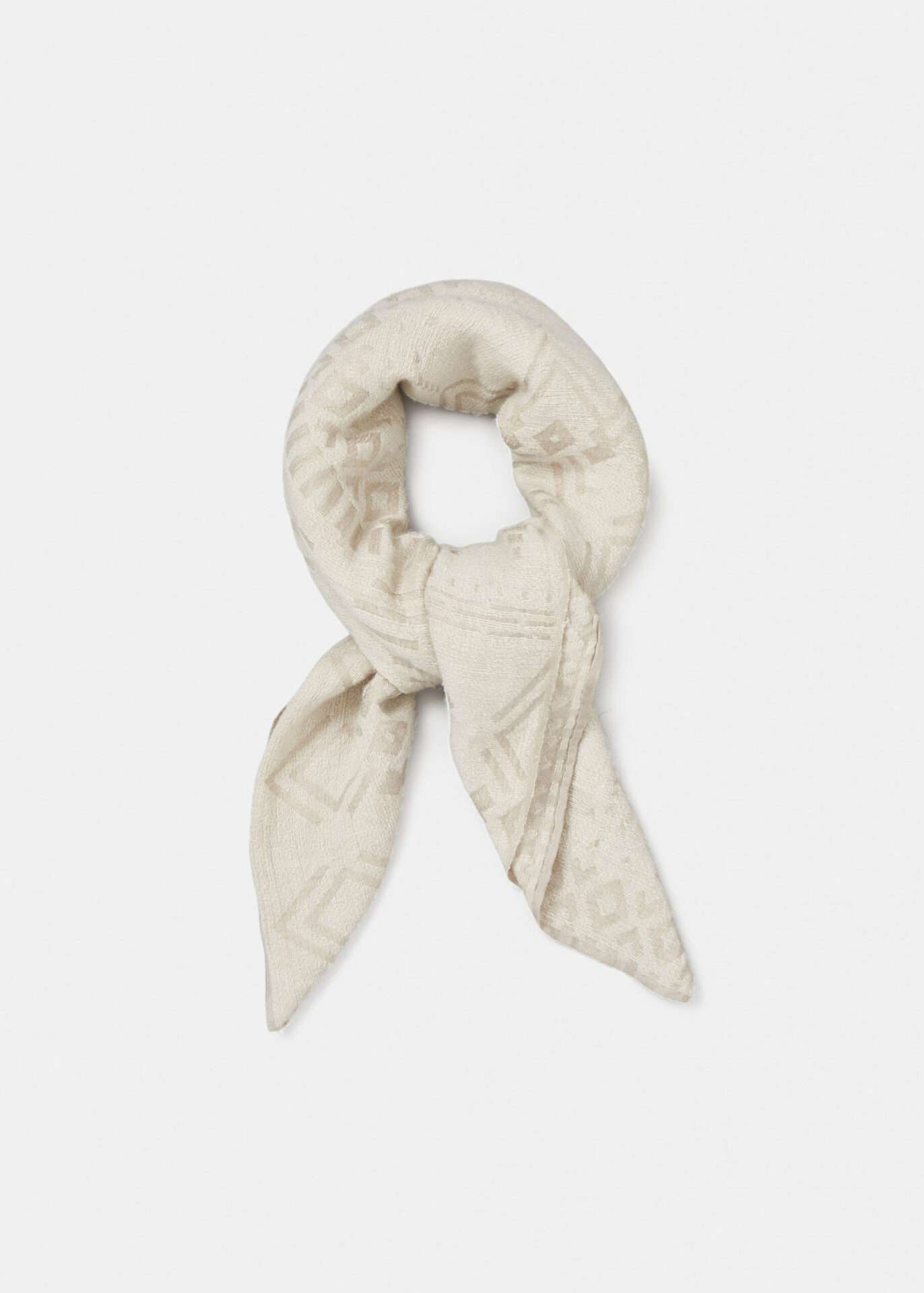 Aiayu, Vigdis Scarf, Pure Ecru, Organic & Fairtrade