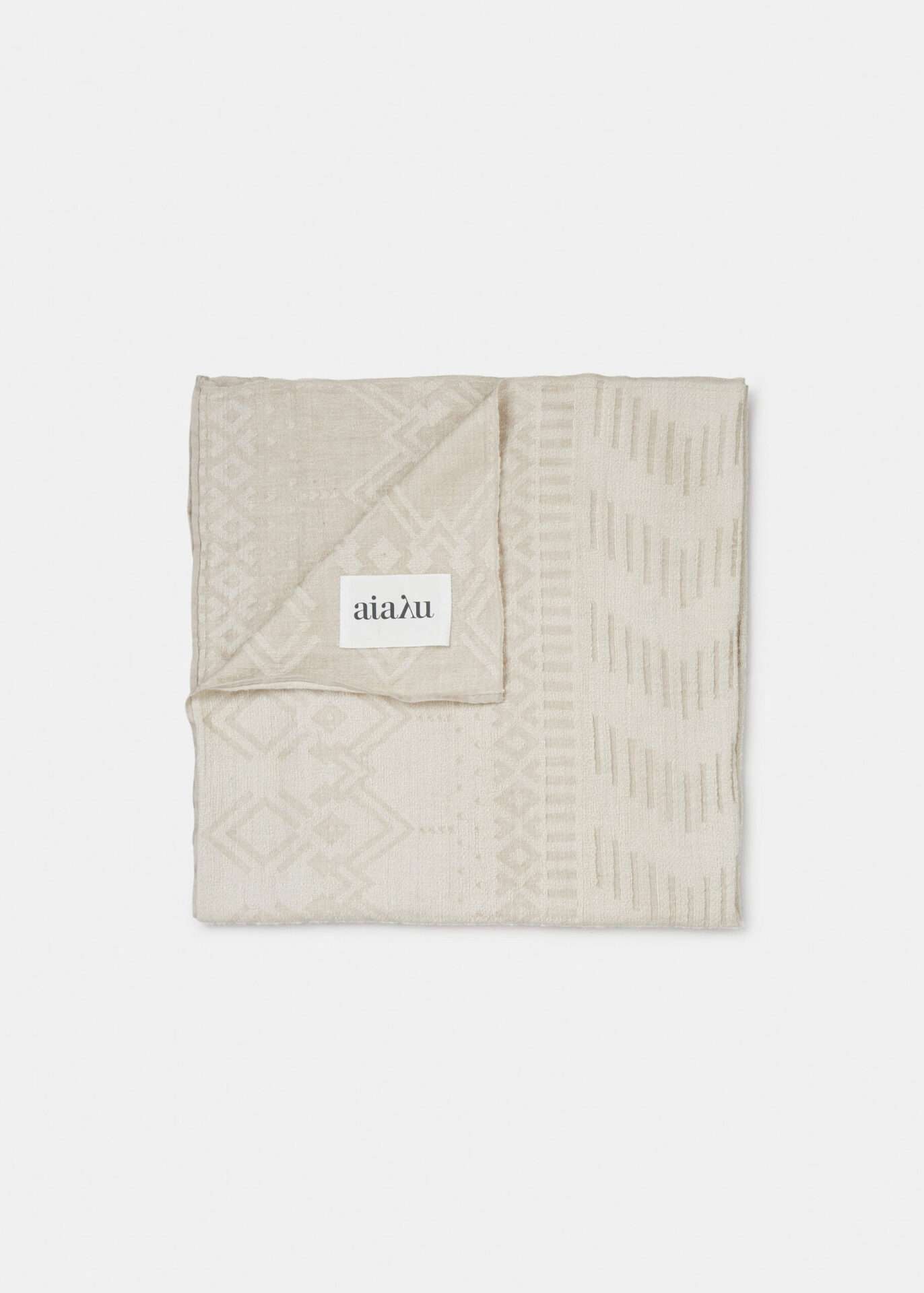 Aiayu, Vigdis Scarf, Pure Ecru, Organic & Fairtrade