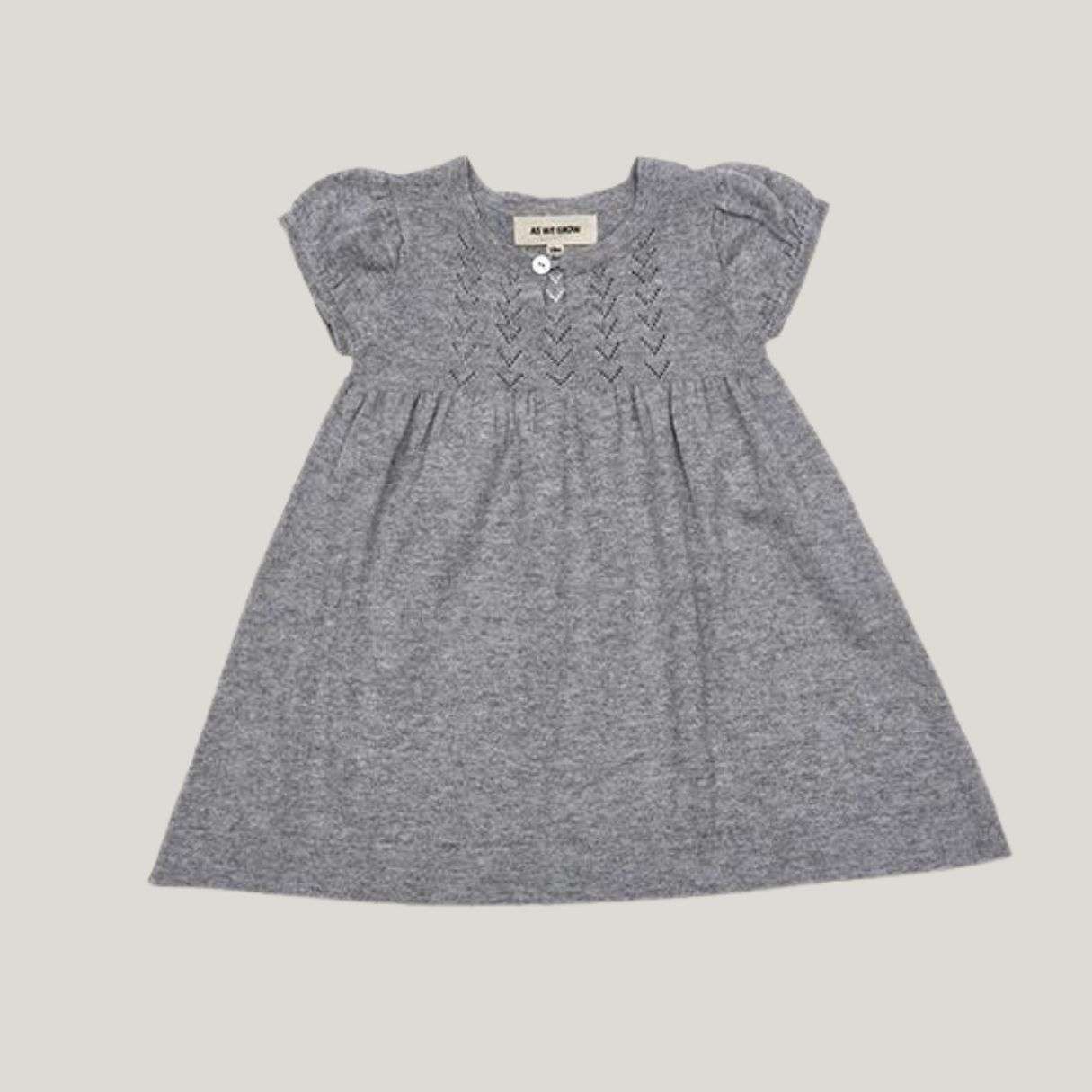 As We Grow, Anna Dress, Grey