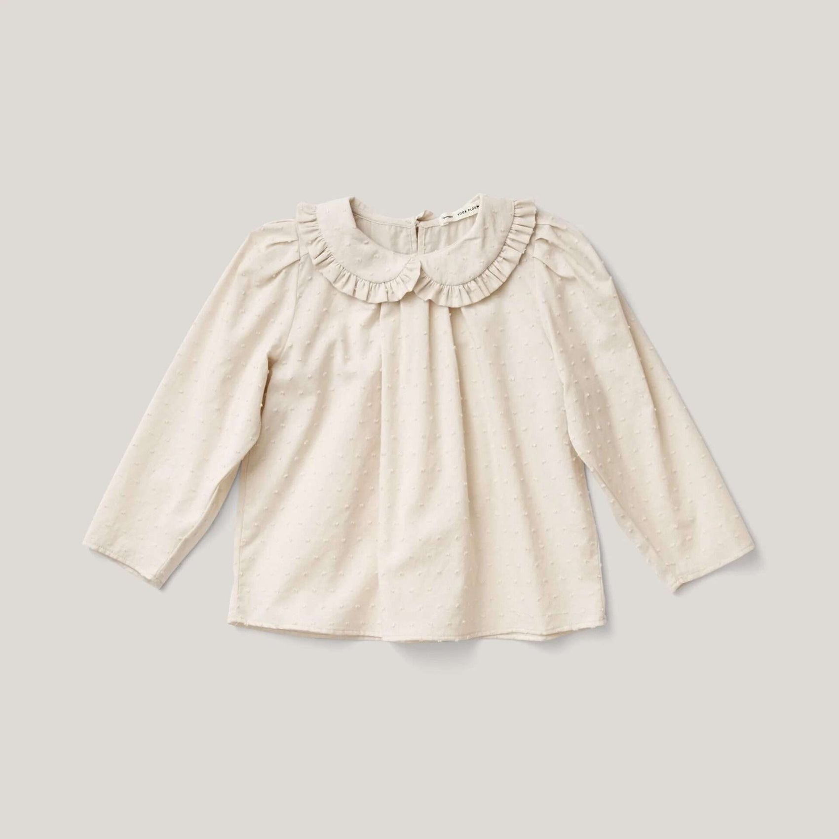 Astrid Blouse, Swiss Dot Milk
