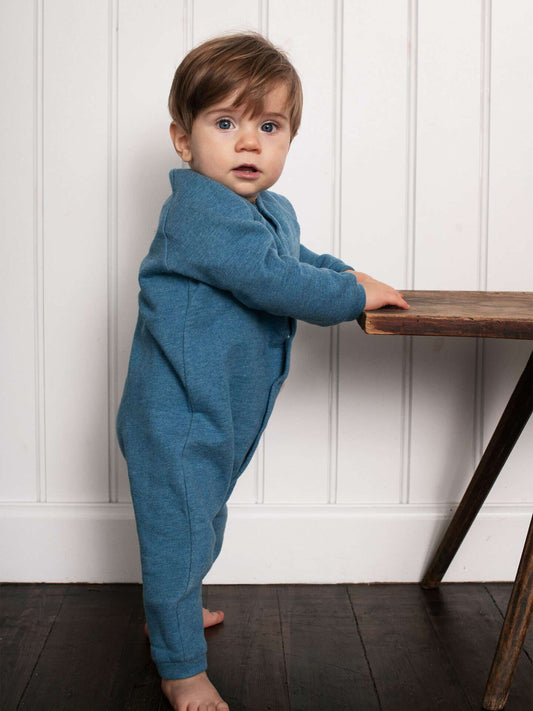 Baby Sweatsuit, Sky, Serendipity, Organic, Gots & Fairtrade