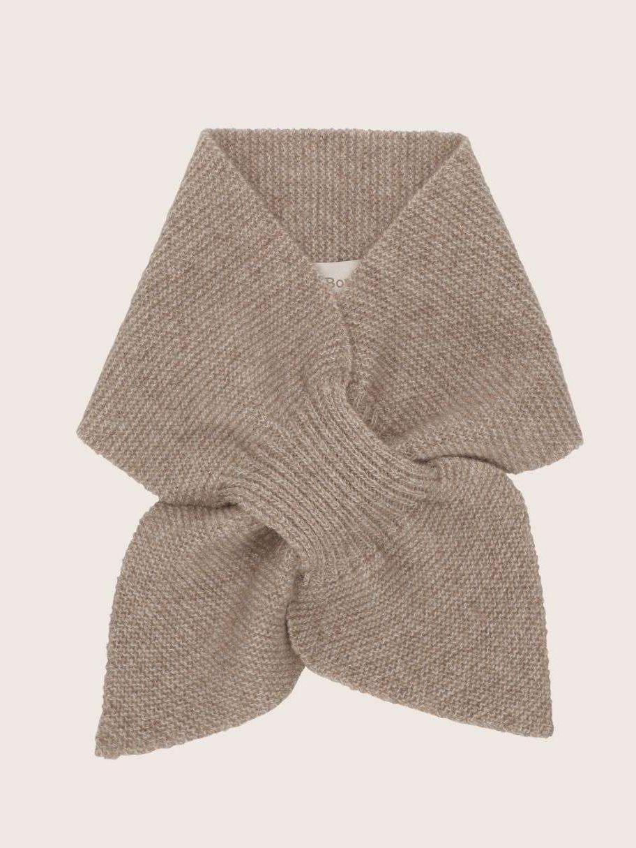 Cashmere Scarf, Sand, Bonet Et Bonet, 100% Cashmere & Organic