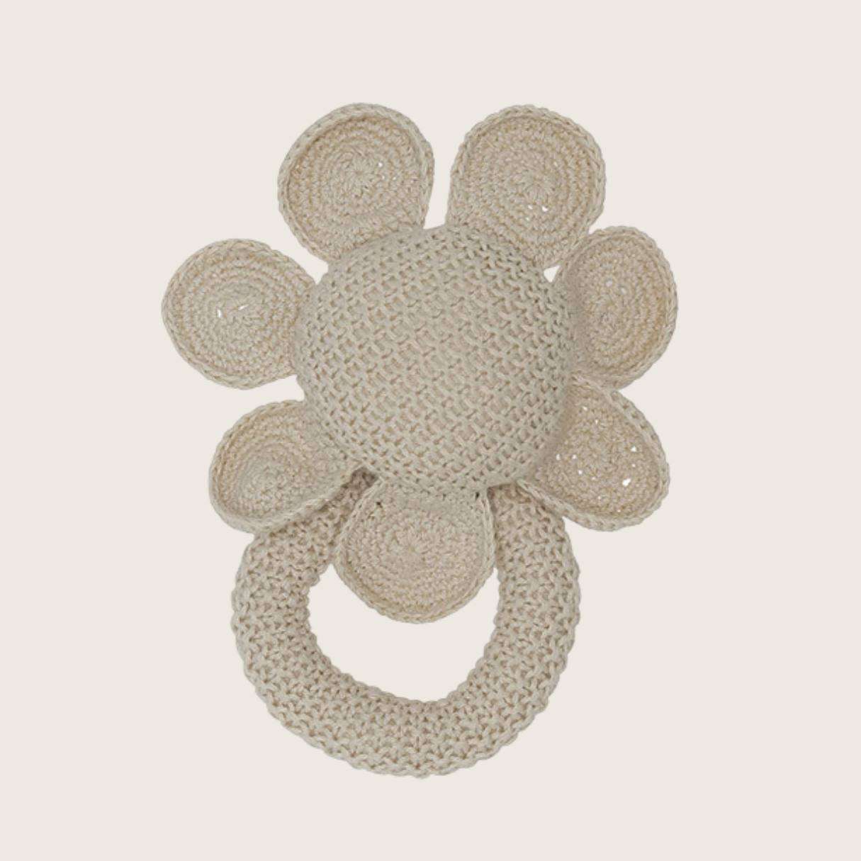 Flower Rattle, Raw, Bonet Et Bonet, Organic