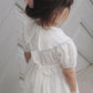 Cotton Smocked Dress With Bloomers