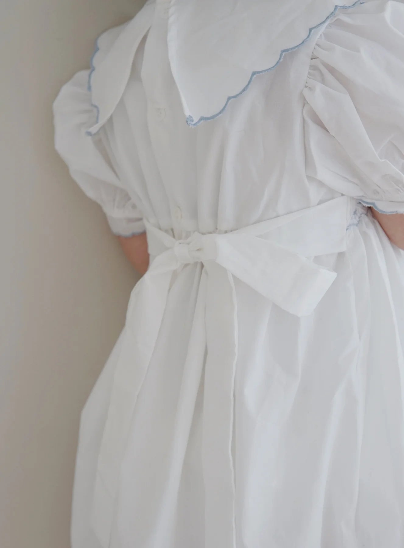 Cotton Smocked Dress With Bloomers