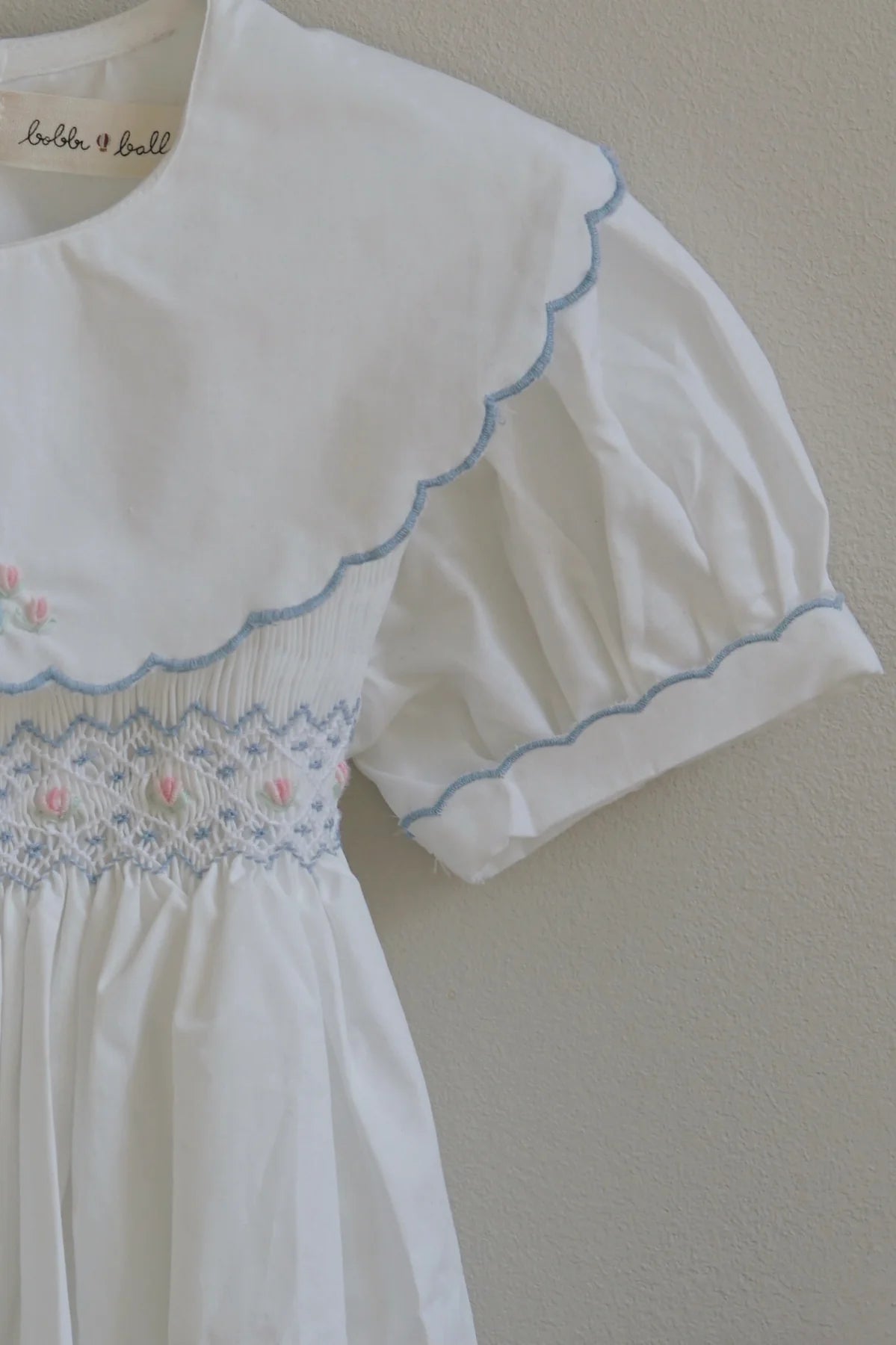 Cotton Smocked Dress With Bloomers