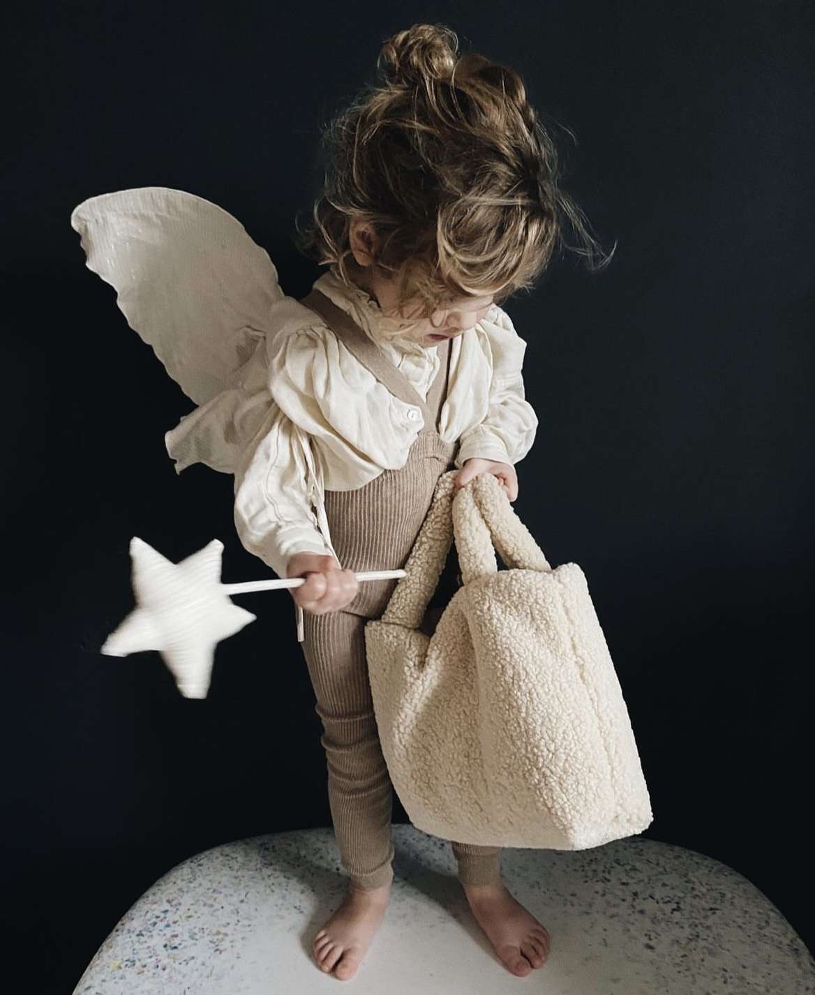 Ecru Teddy Handbag, Studio Noos & Oeko-Tex