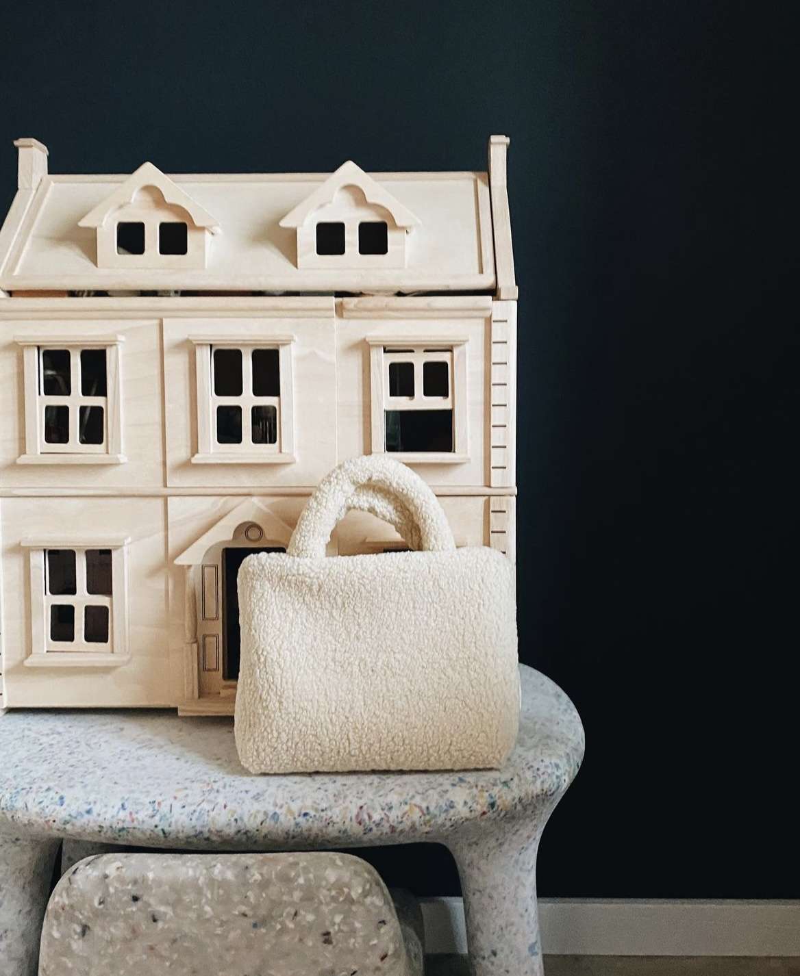 Ecru Teddy Handbag, Studio Noos & Oeko-Tex