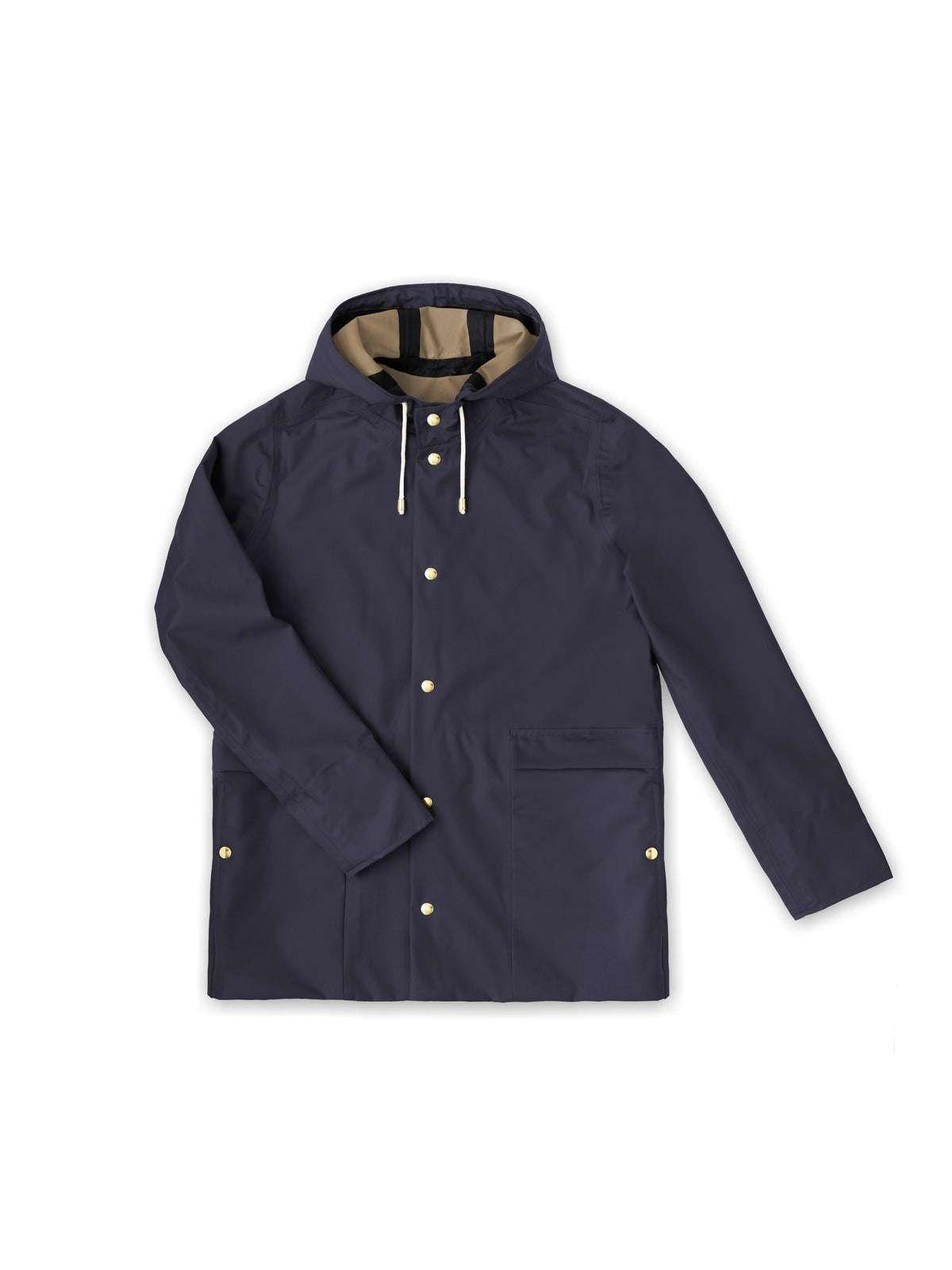 Chore Adult Rain Coat, False Indigo, Fairechild, 100% Recycled & Oeko-Tex