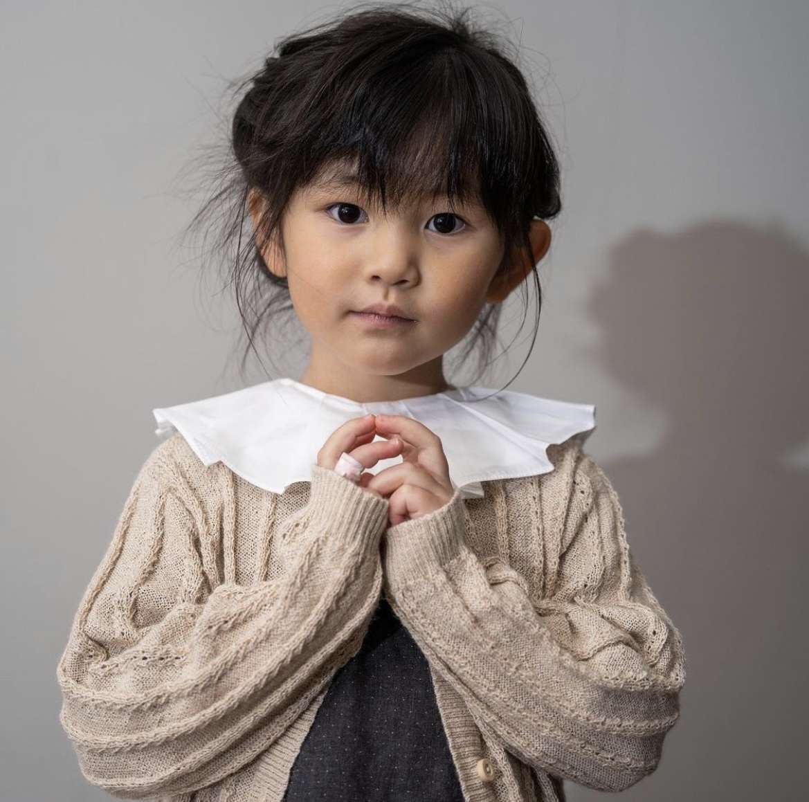 Fine Pointelle Cardigan, Point D'Esprit