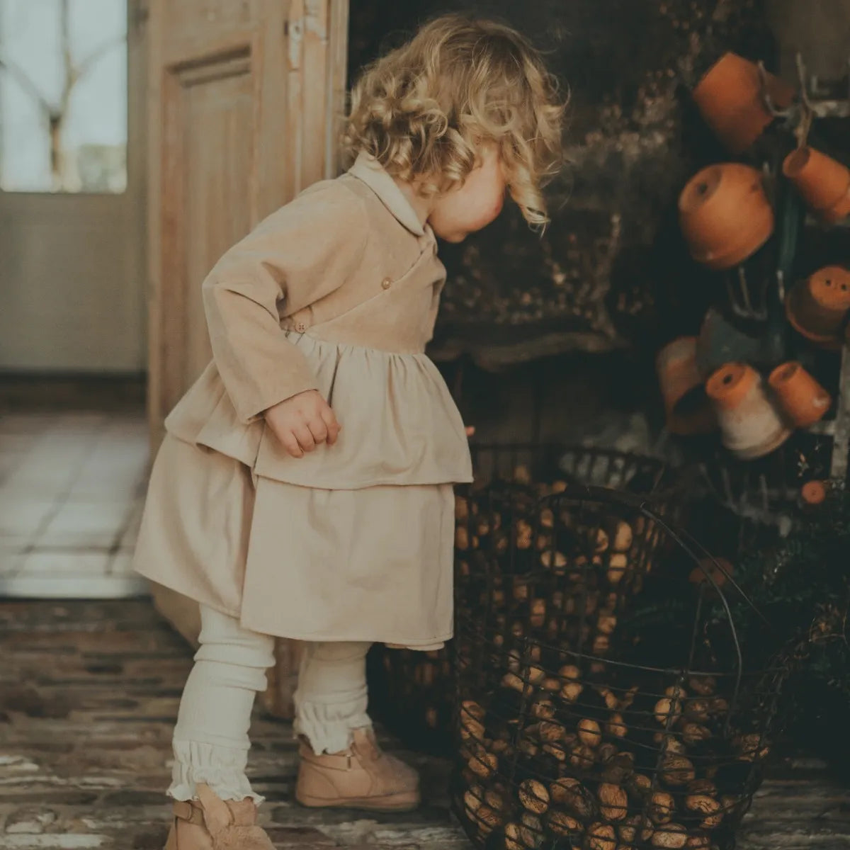 Floisa Dress, Rose Mocha