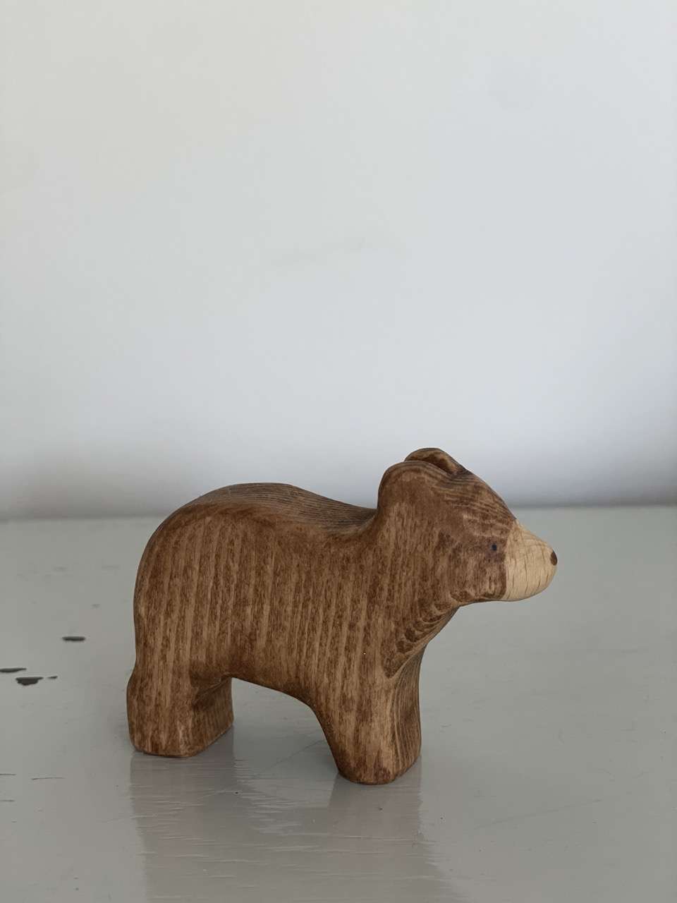 Wooden Toy, Baby Bear, Handmade