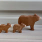 Wooden Toy, Baby Bear, Handmade