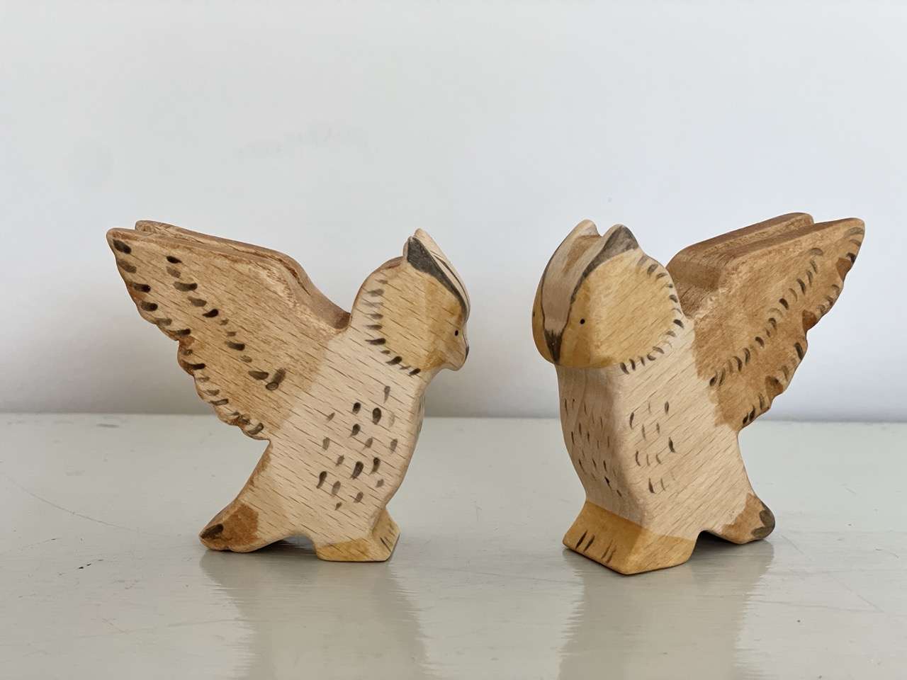 Wooden Toy, Owl, Fozifolt, Handmade