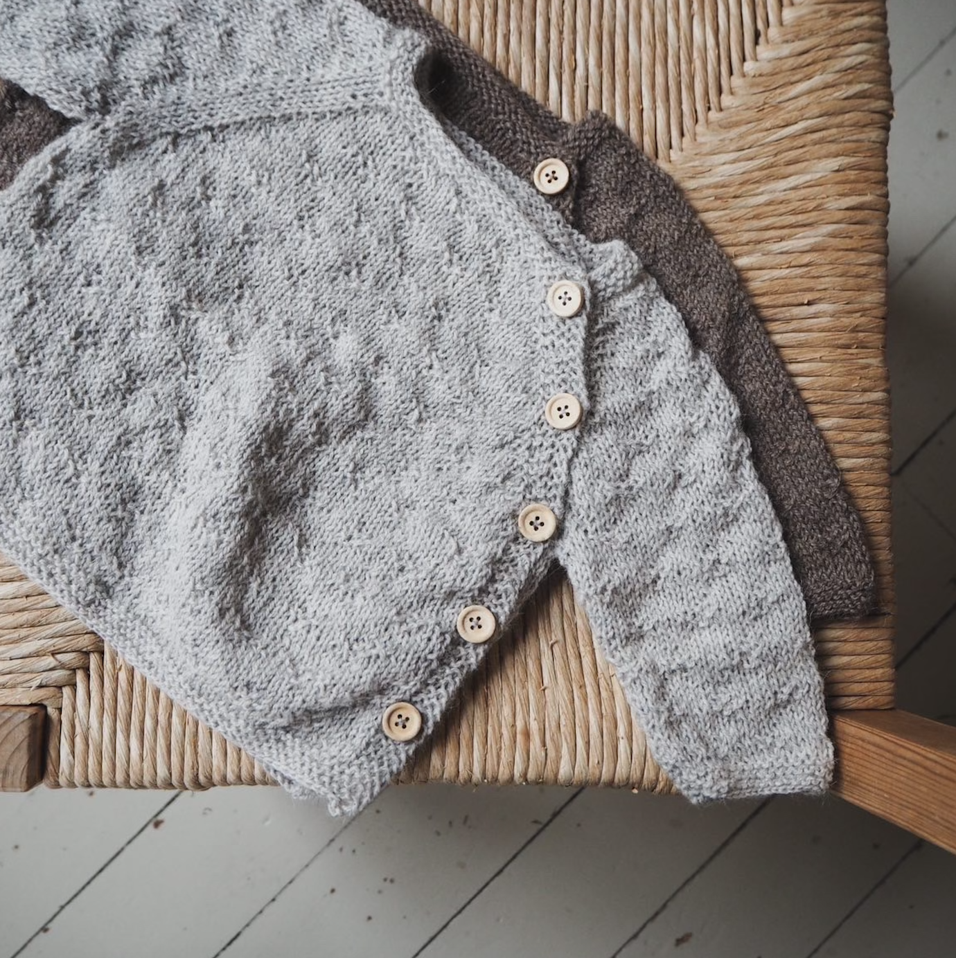 Wilder'S Sweater, Light Grey, Grand Mère, Handmade