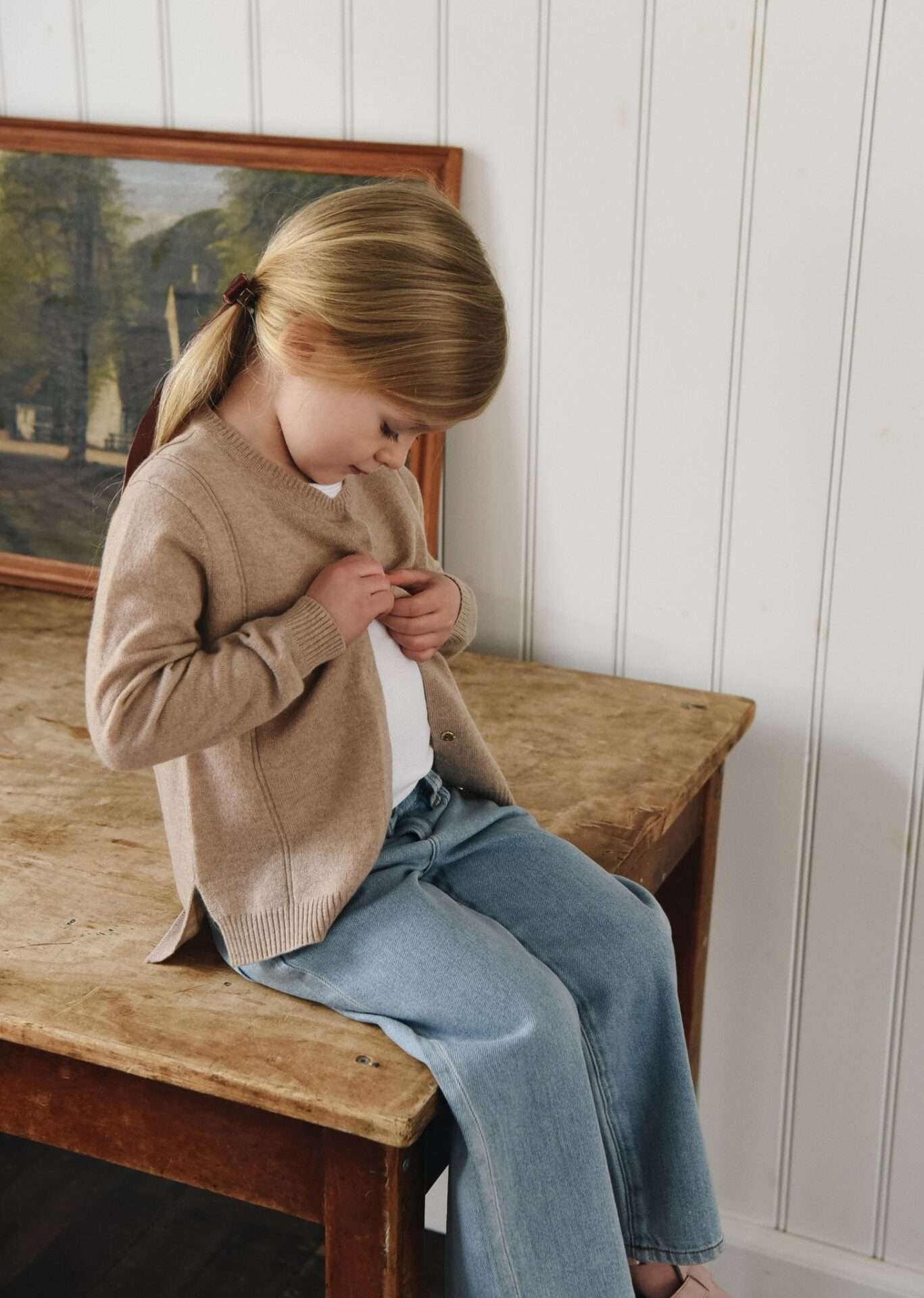 Haper Cardigan, Barley