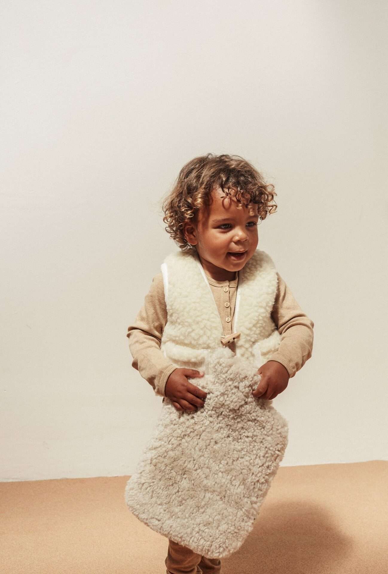 Hotwater Bottle, Milk, Binibamba, 100% Merino Sheepskin