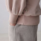 Organic Raglan Sweatshirt, Soft Pink, My Little Cozmo