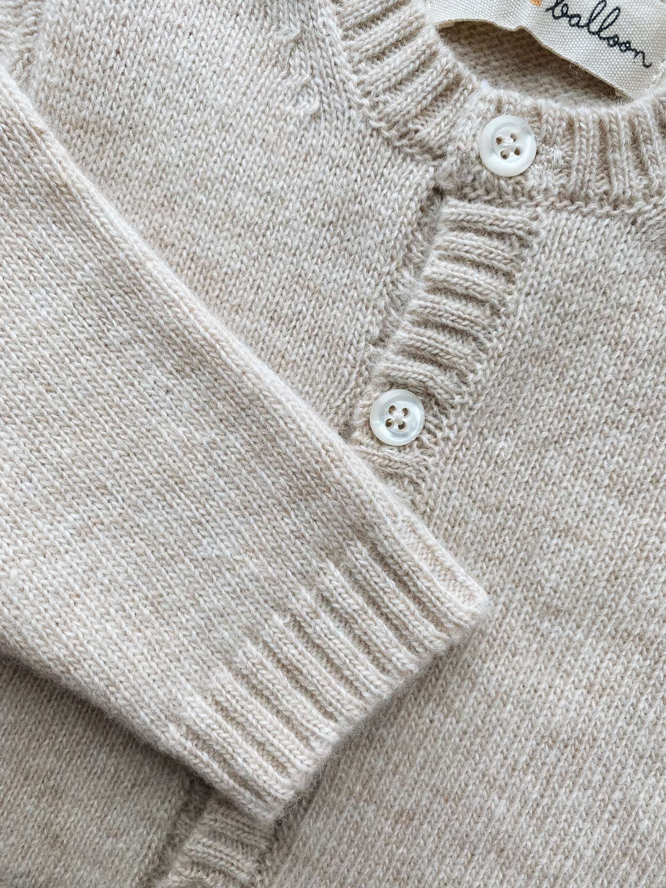 Knit Cardigan, Caramel