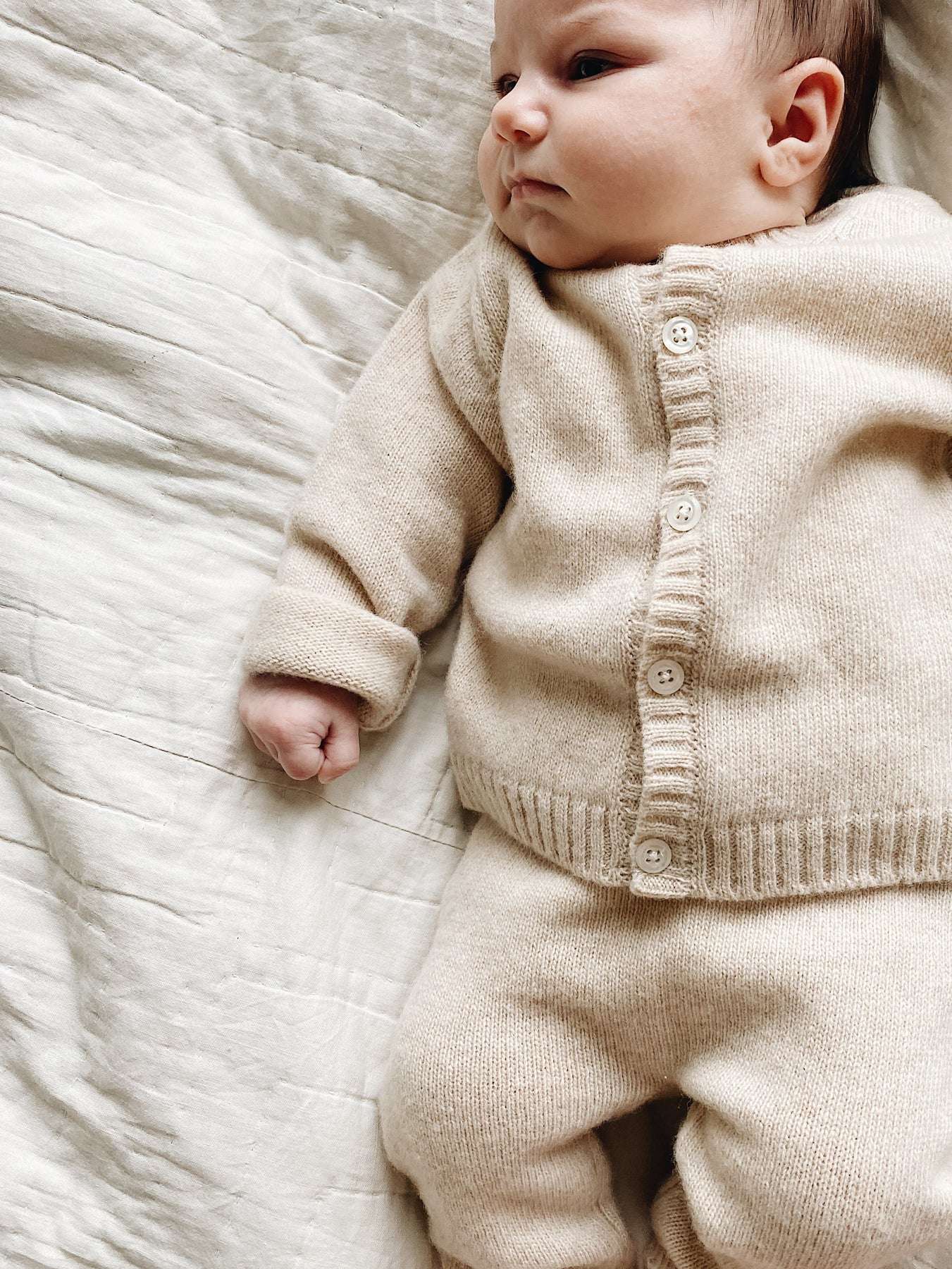 Knit Cardigan, Caramel