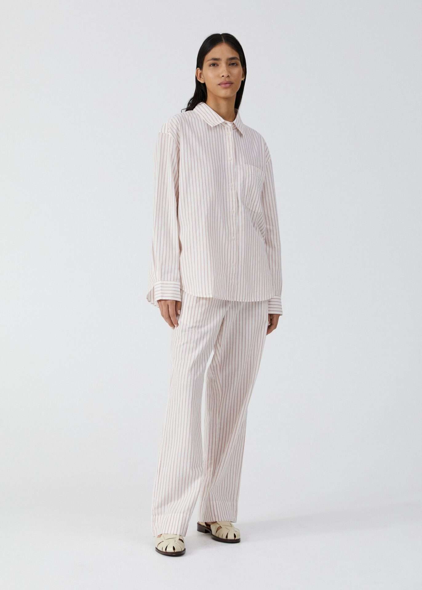 Aiayu, My Pants Striped, Mix Old Rose, Organic & Fairtrade