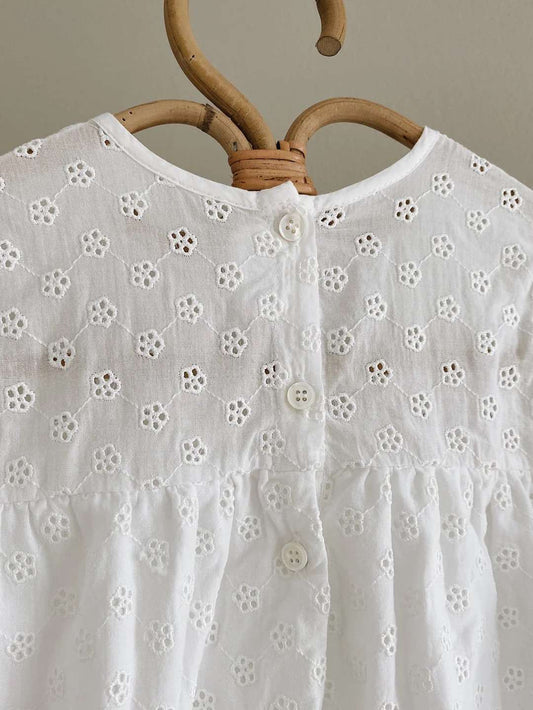 Lalaby, Lilou Dress, Broderie Anglaise, Organic