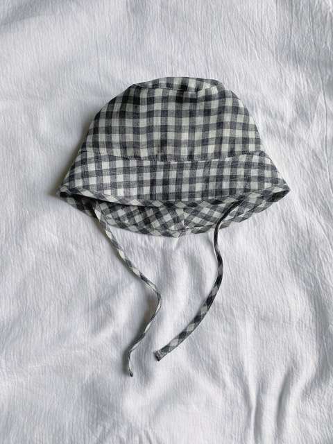 Lalaby,  Loui Baby Hat, Elephant Check, Organic