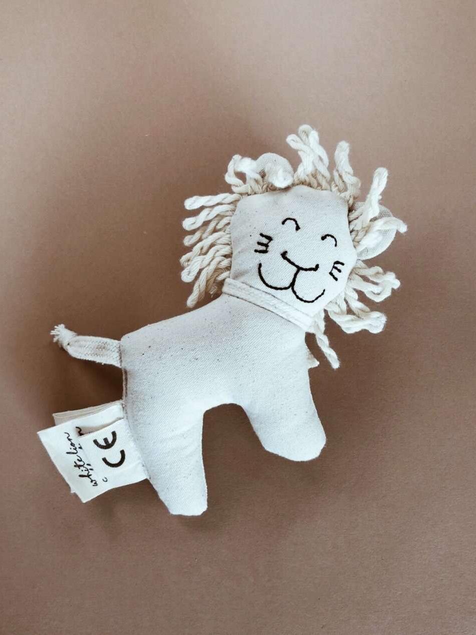 Leoleo, Mini Lion Rattle, Leoleo, Natural And Gots