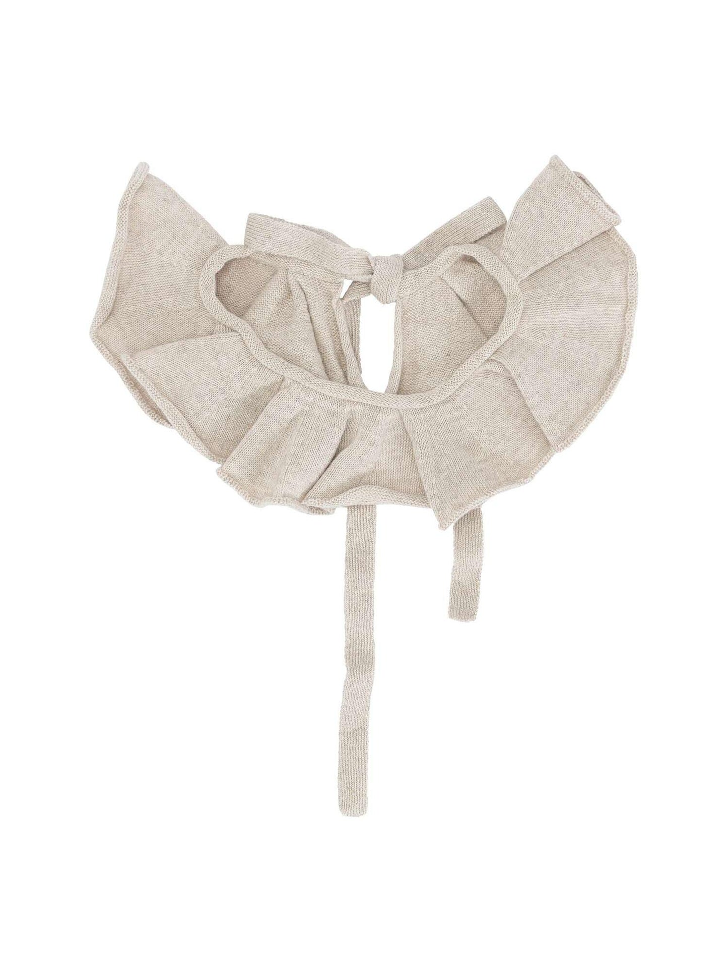 Linen Collar With Bow, Bonet Et Bonet