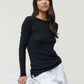 Aiayu, Madigan Cashmere Blouse, Black