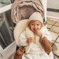 Merino Wool Baby Snuggle Vest, Milk, Binibamba, 100% Merino Wool & Handcrafted