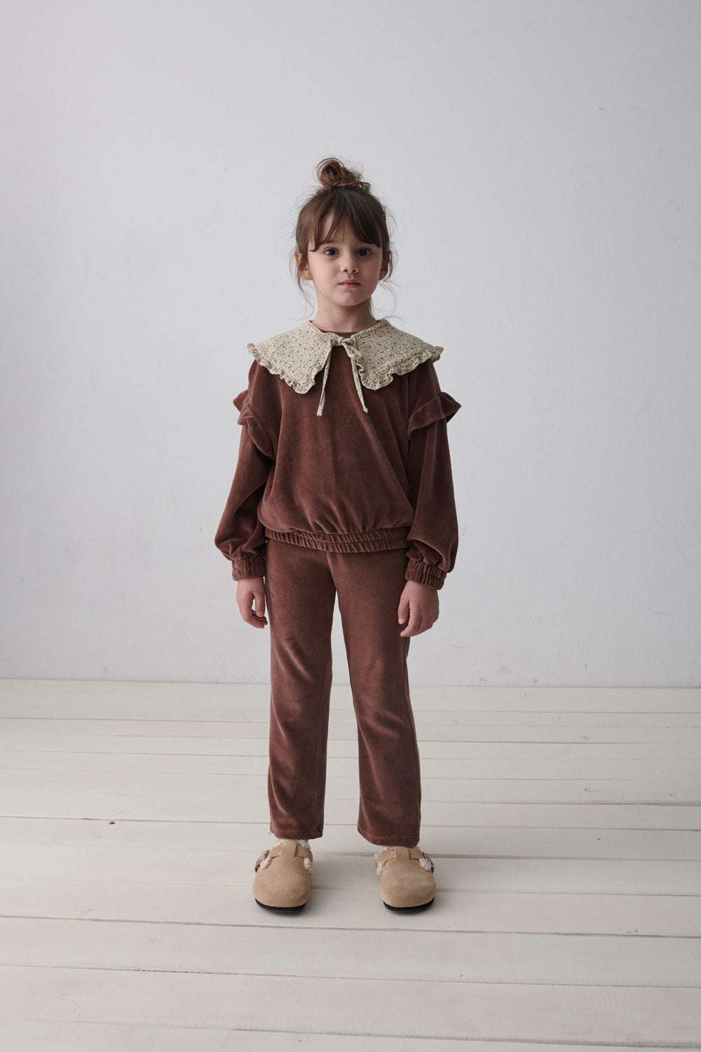 Organic Gauze Collar, Stone