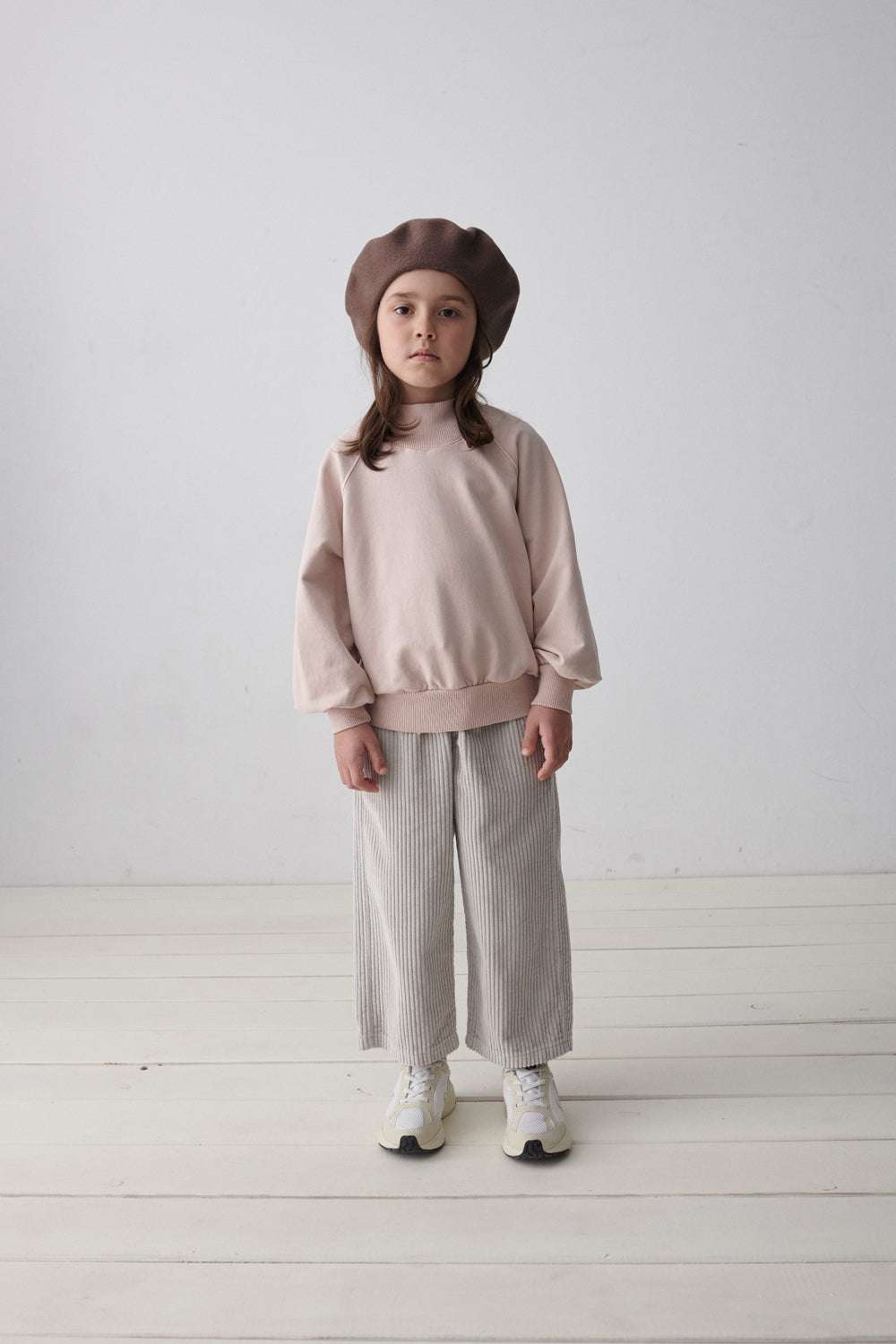 Organic Raglan Sweatshirt, Soft Pink