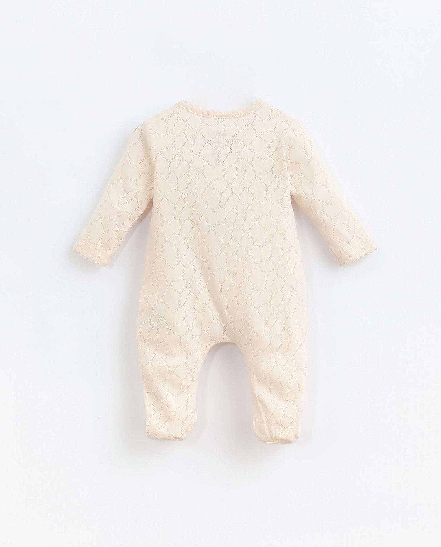 Ajour Babysuit, Light Peach, Play Up, Organic