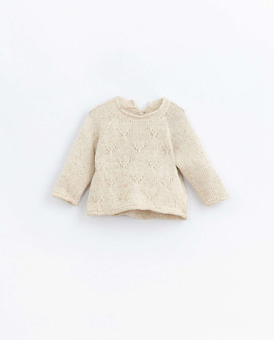 Tricot Sweater, Natural, Play Up, Recycled