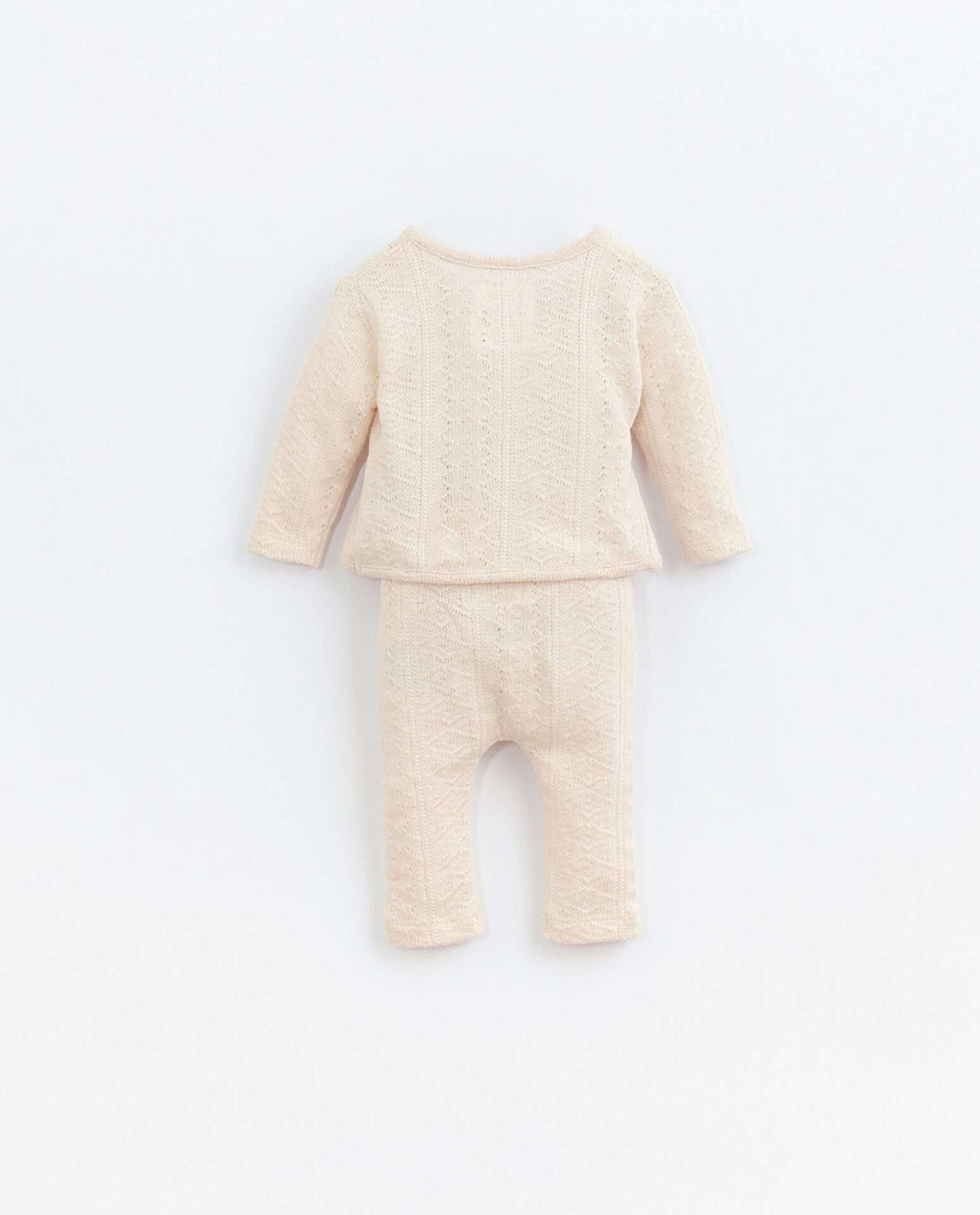 Pure Organic Knitted Set For Baby, Natural, Play Up, Organic