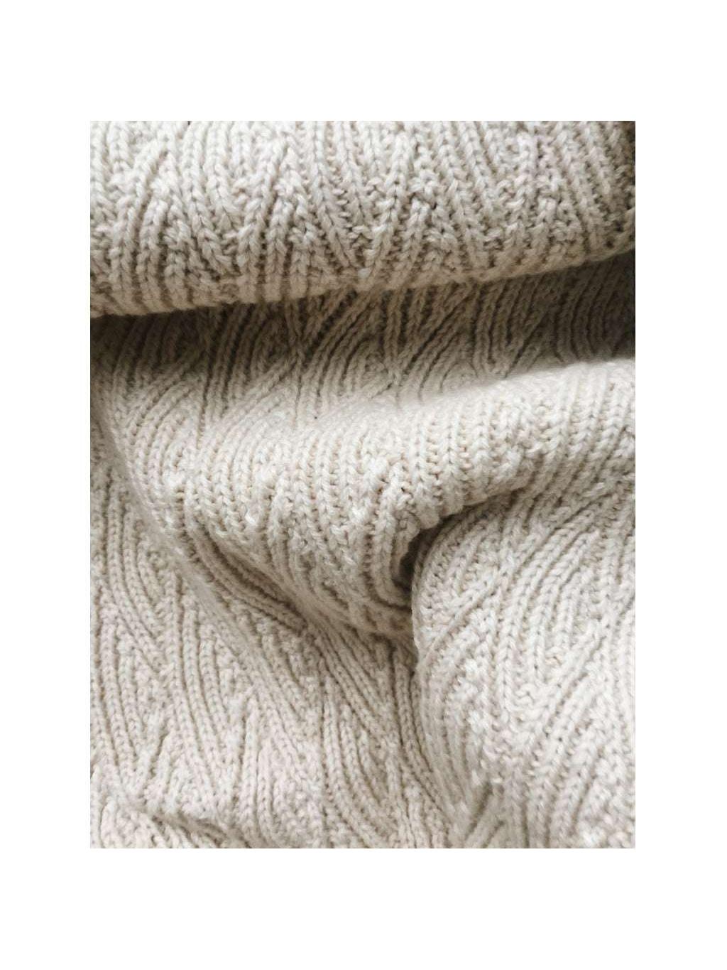 Pointelle Baby Blanket, Off White