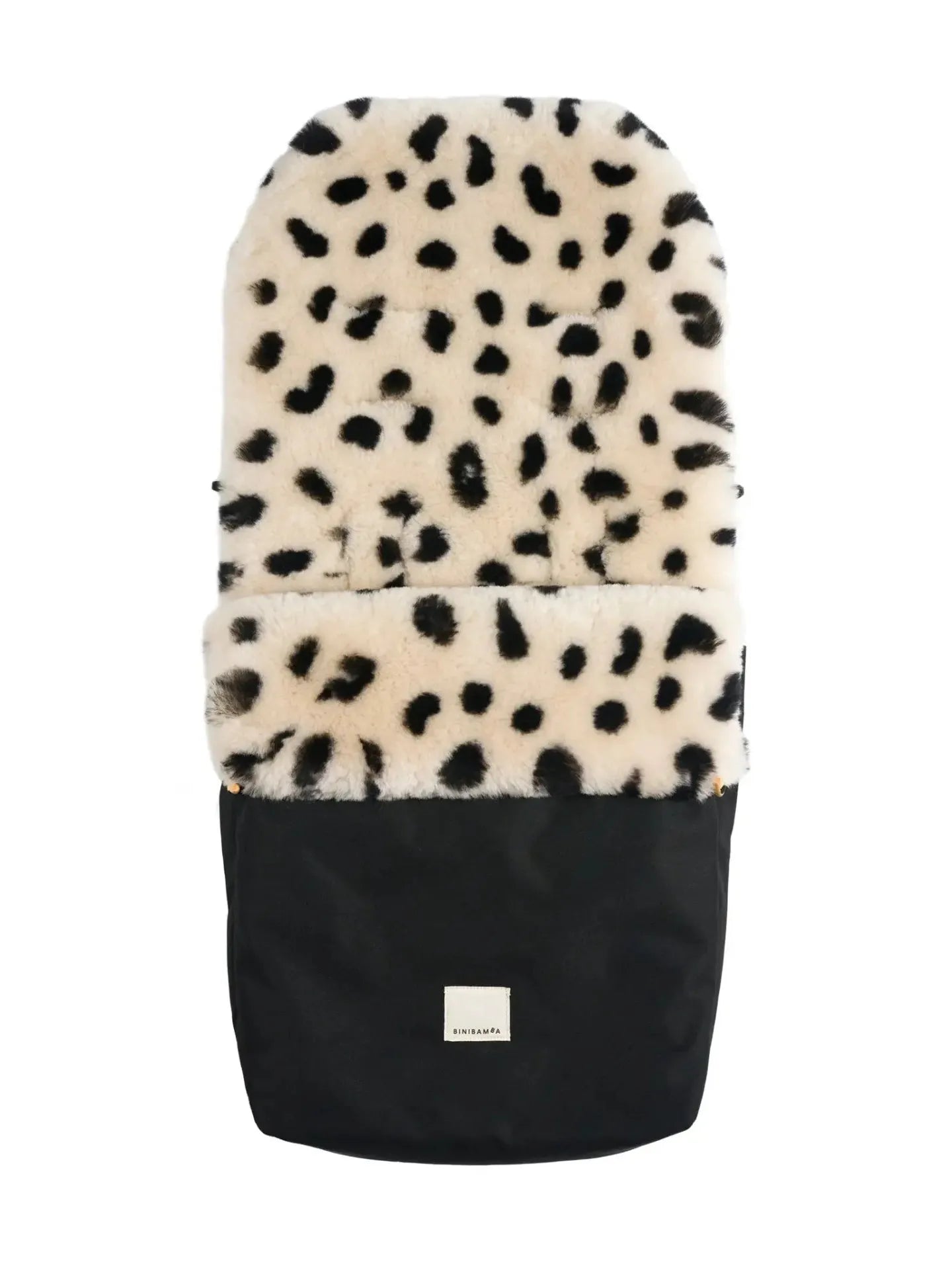 Puffmuff, Leopard, Binibamba, 100% Merino Sheepskin