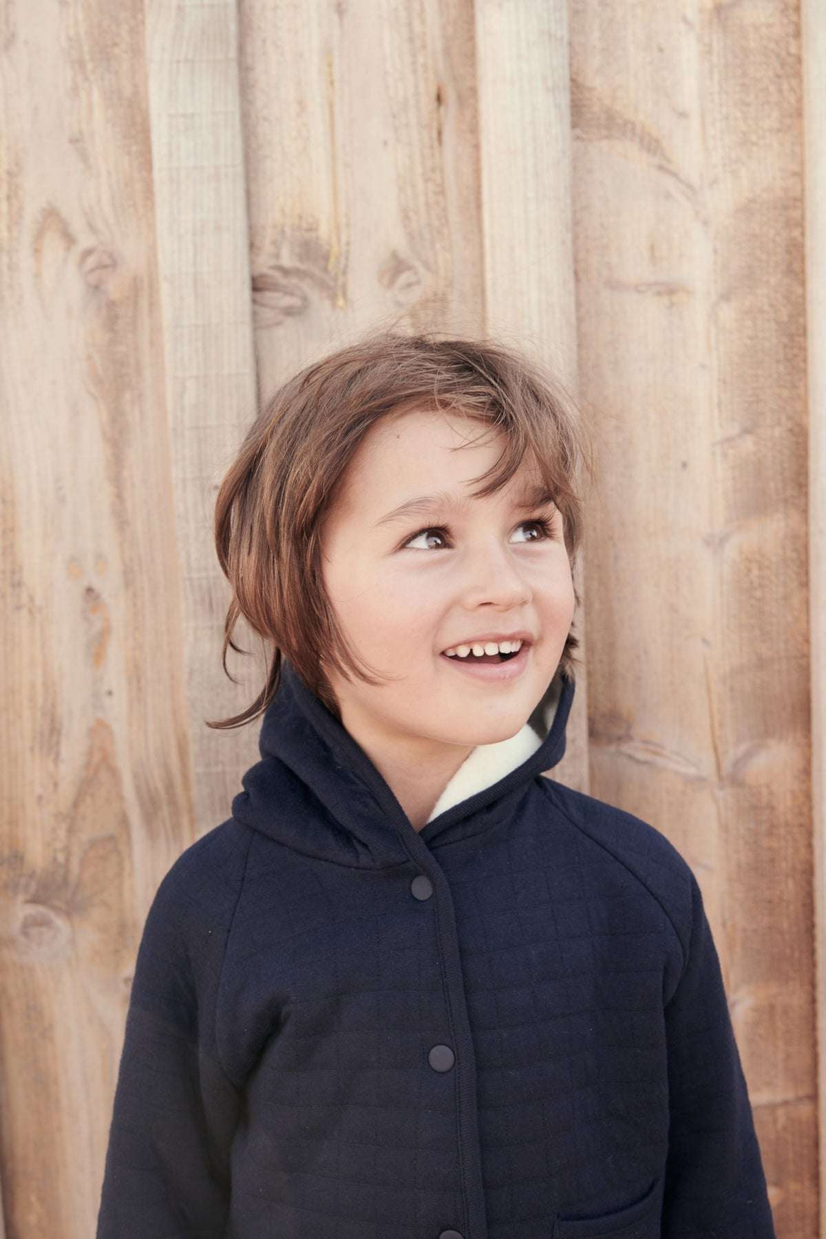 Quilted Reversible Jacket With Hoodie