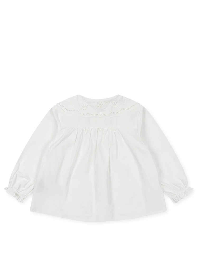 Rilo Collar Shirt, Optic White, Organic