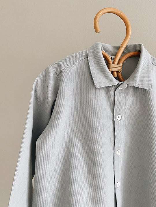 Saxo Shirt, Barely Blue