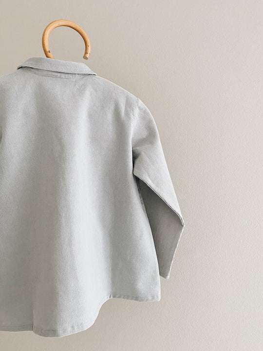 Saxo Shirt, Barely Blue