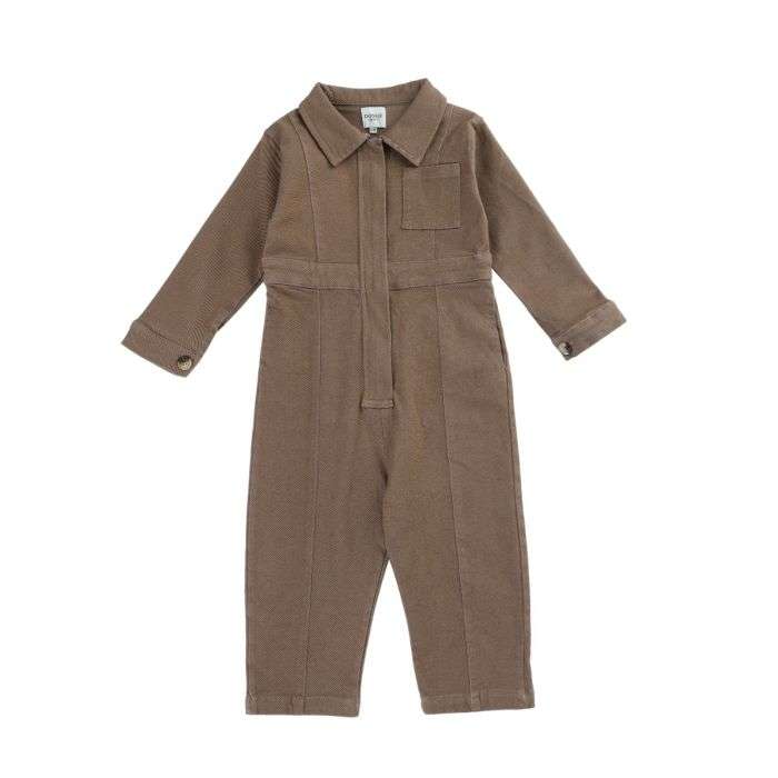 Skivi Jumpsuit, Dusty Brown, Donsje