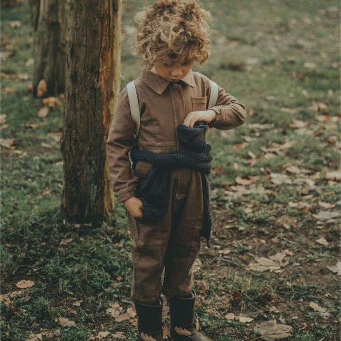 Skivi Jumpsuit, Dusty Brown