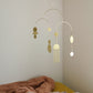 #2 Kinetic Brass Mobile, Small Wave Art, Handmade